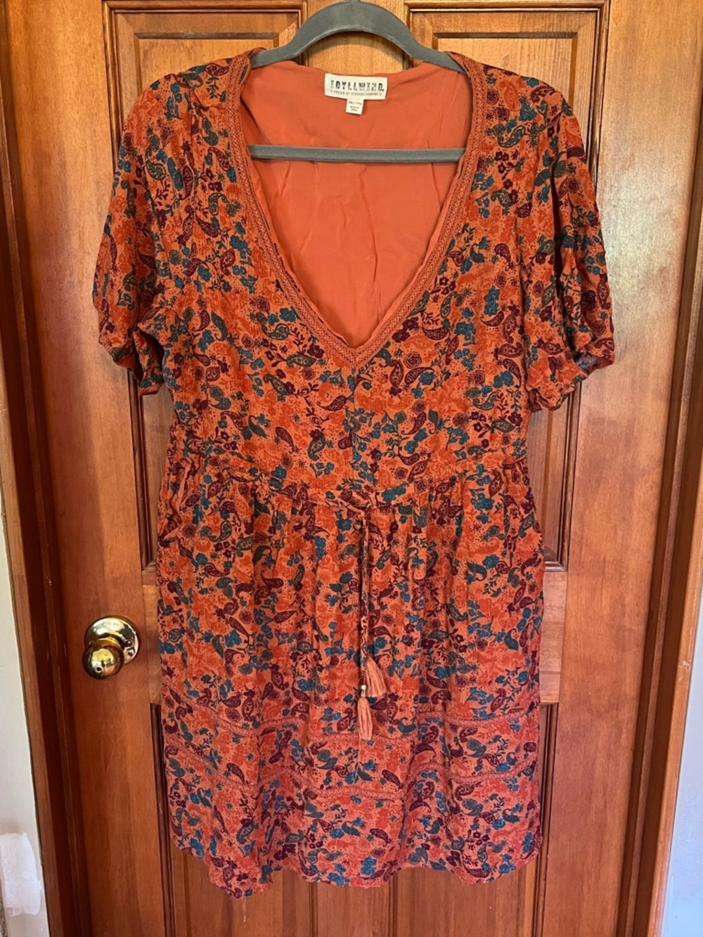 Idyllwind By Miranda Lambert Blossom Court Dress V-neck Short Sleeve Women’s XXL